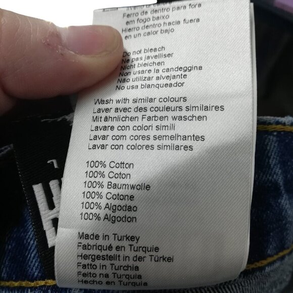 The Ragged Priest Wide Leg Skater Relaxed Loose Jeans Size 32 Cropped New NWT - Picture 11 of 11